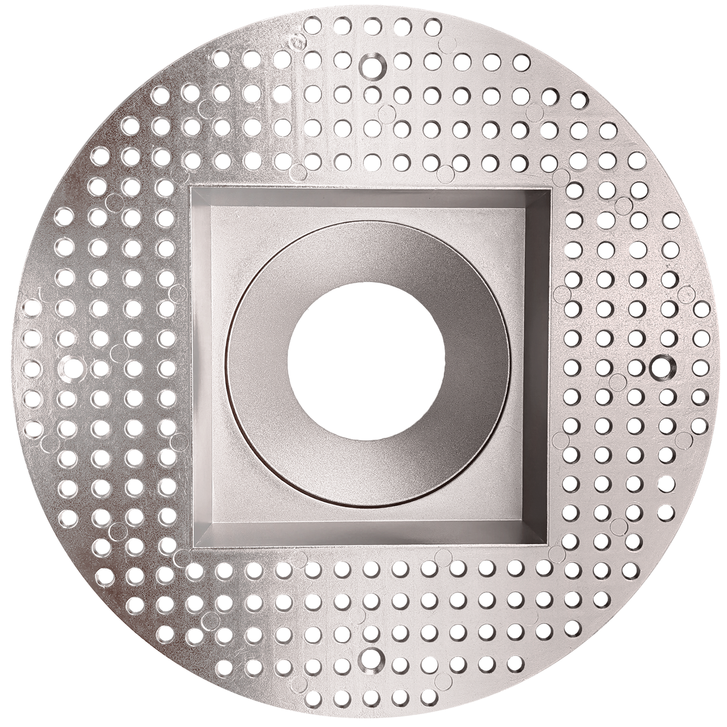 4 Inch Nickel Square Trimless Kit