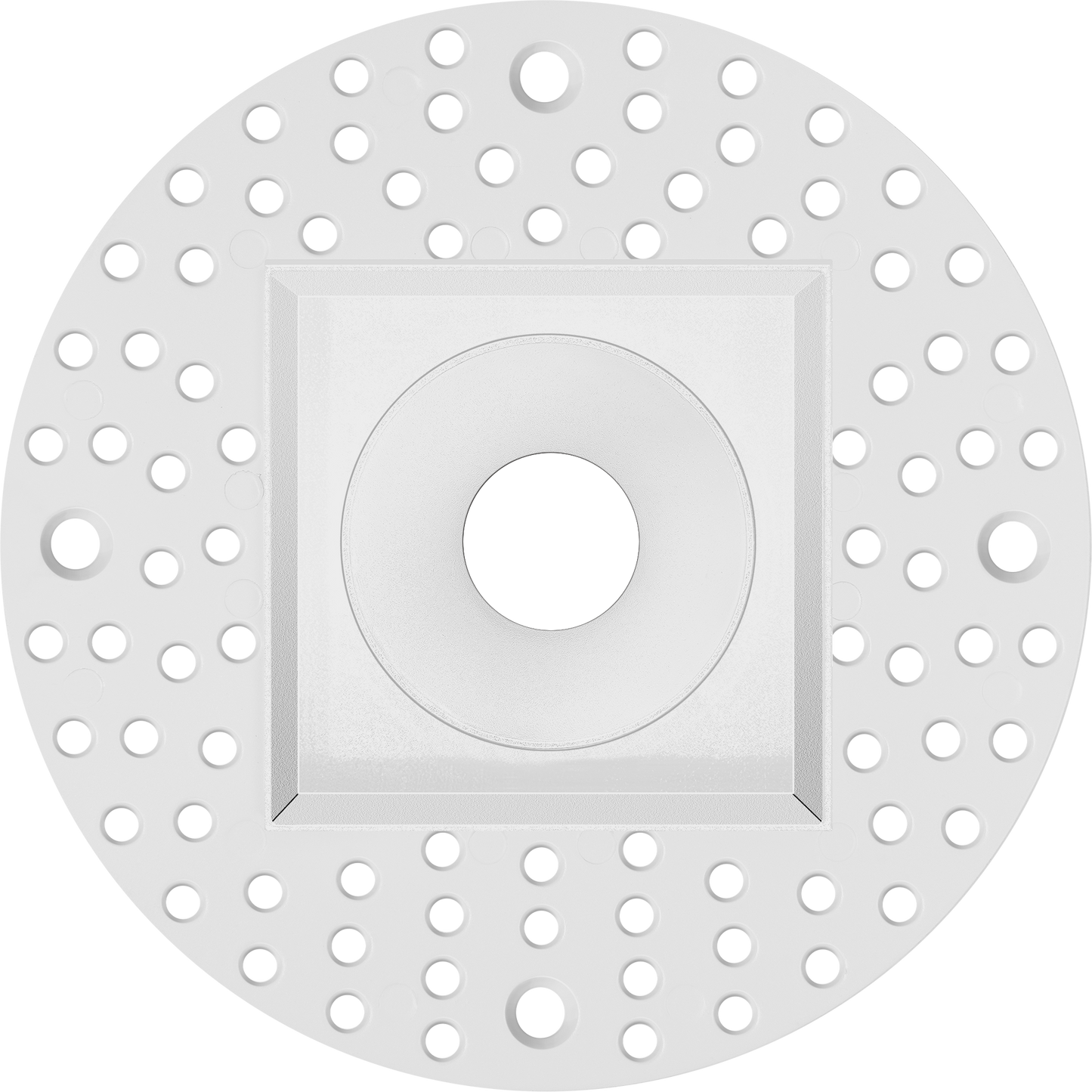 1 Inch White Square Trimless Kit