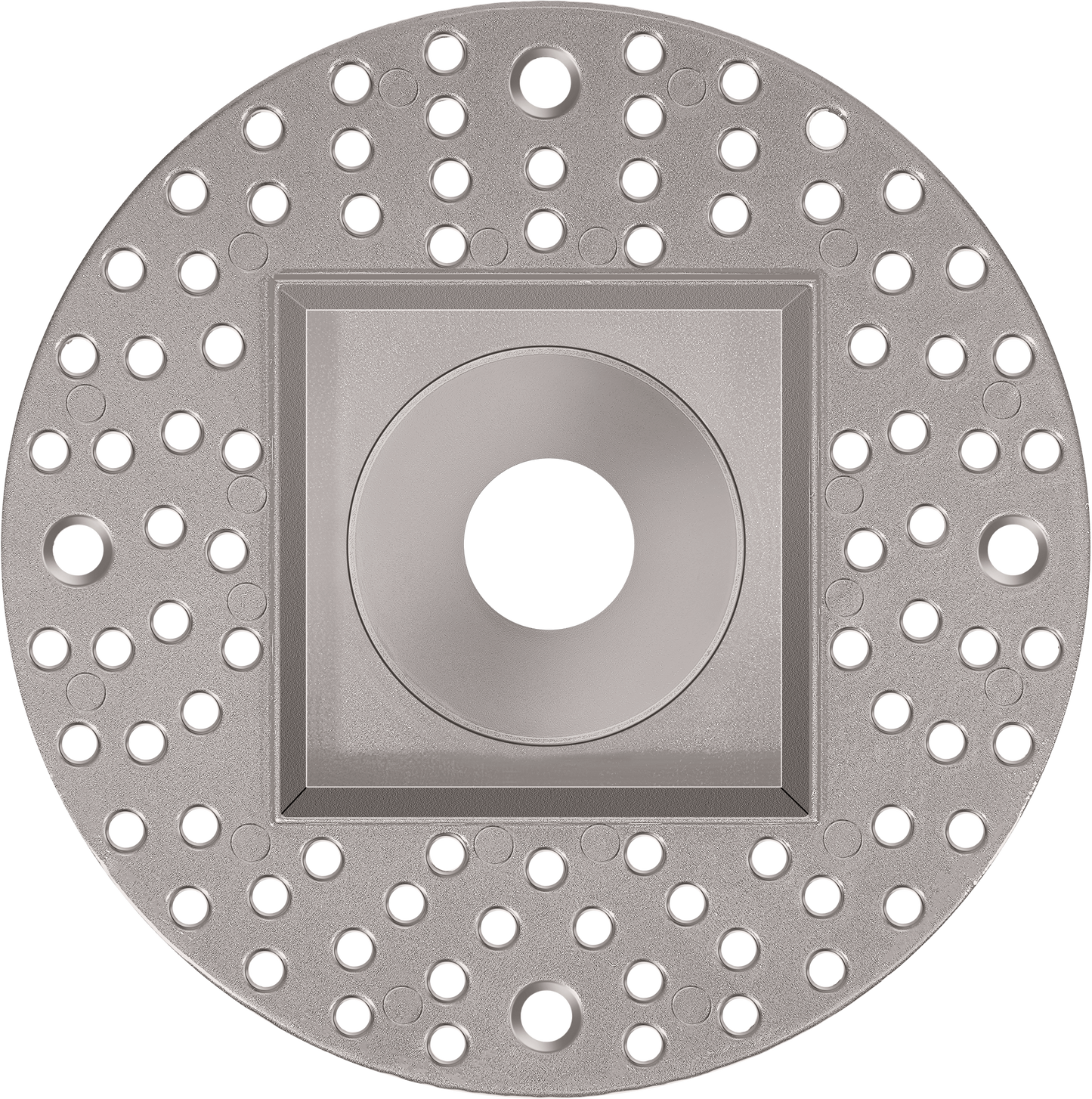 1 Inch Brushed Nickel Square Trimless Kit