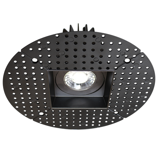 3.5” Square Trimless Luminaire (Black)