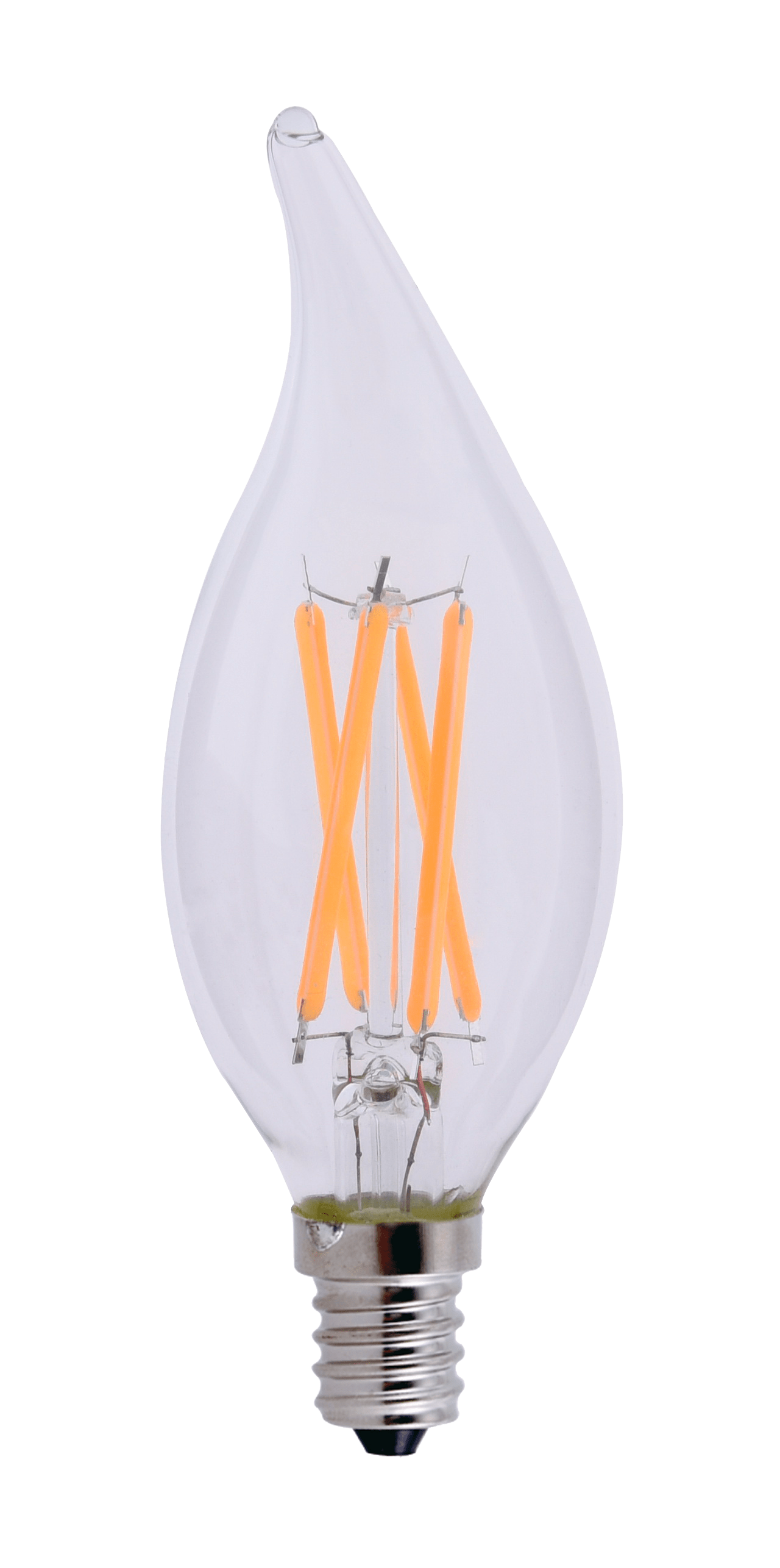 3.5W Candelabra Flame Tip Bulb 2700k