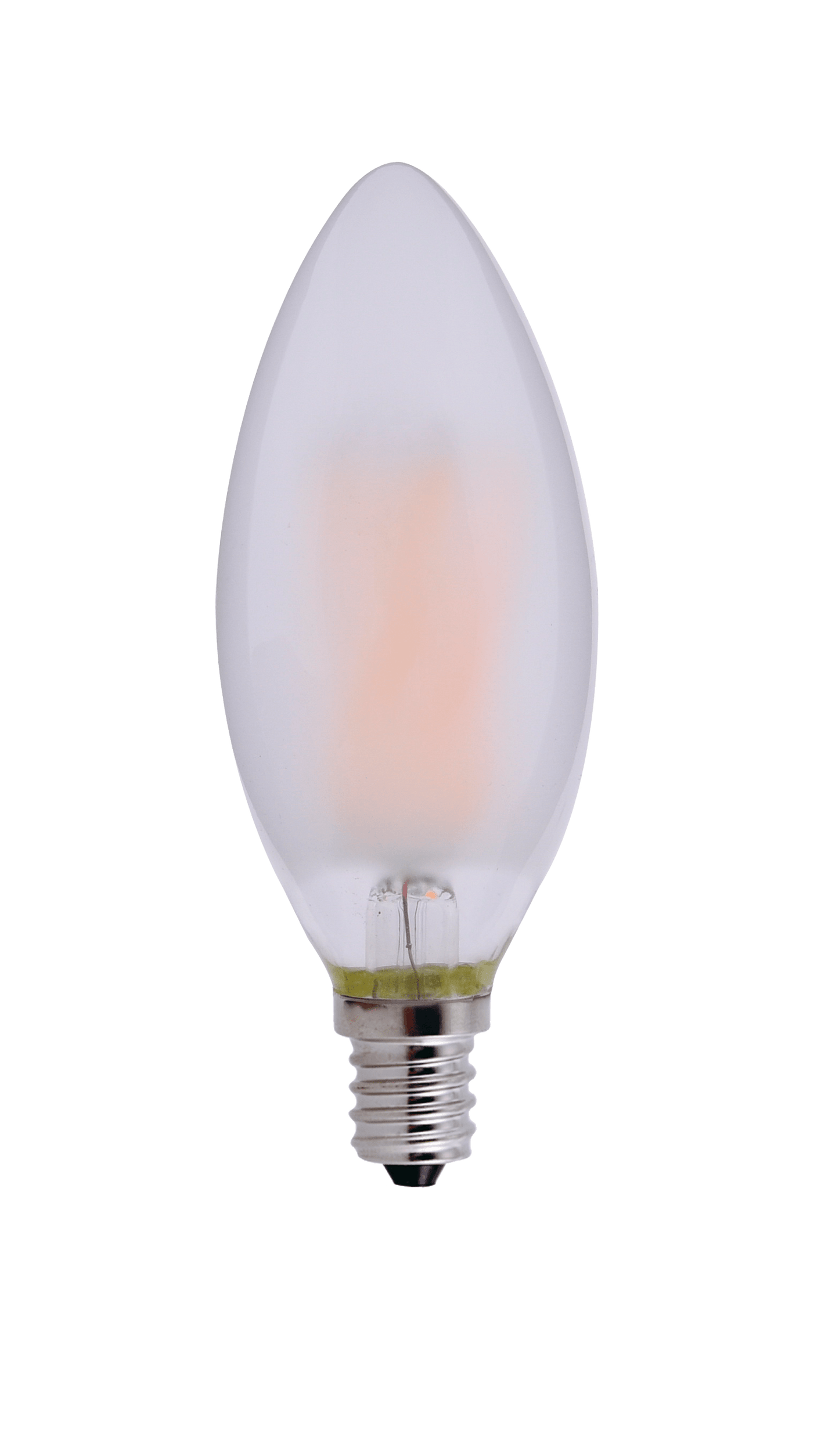 5W Candelabra Frosted Torpedo Bulb 2700k