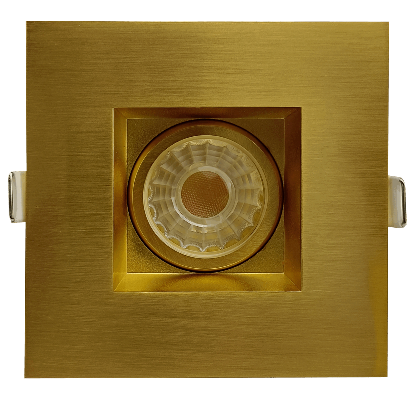 3” Square Regress Gimbal (Brushed Brass)