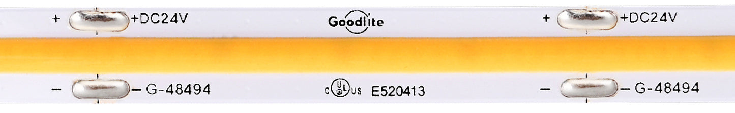 5.5W 24V COB Tape Light 100ft 5000k