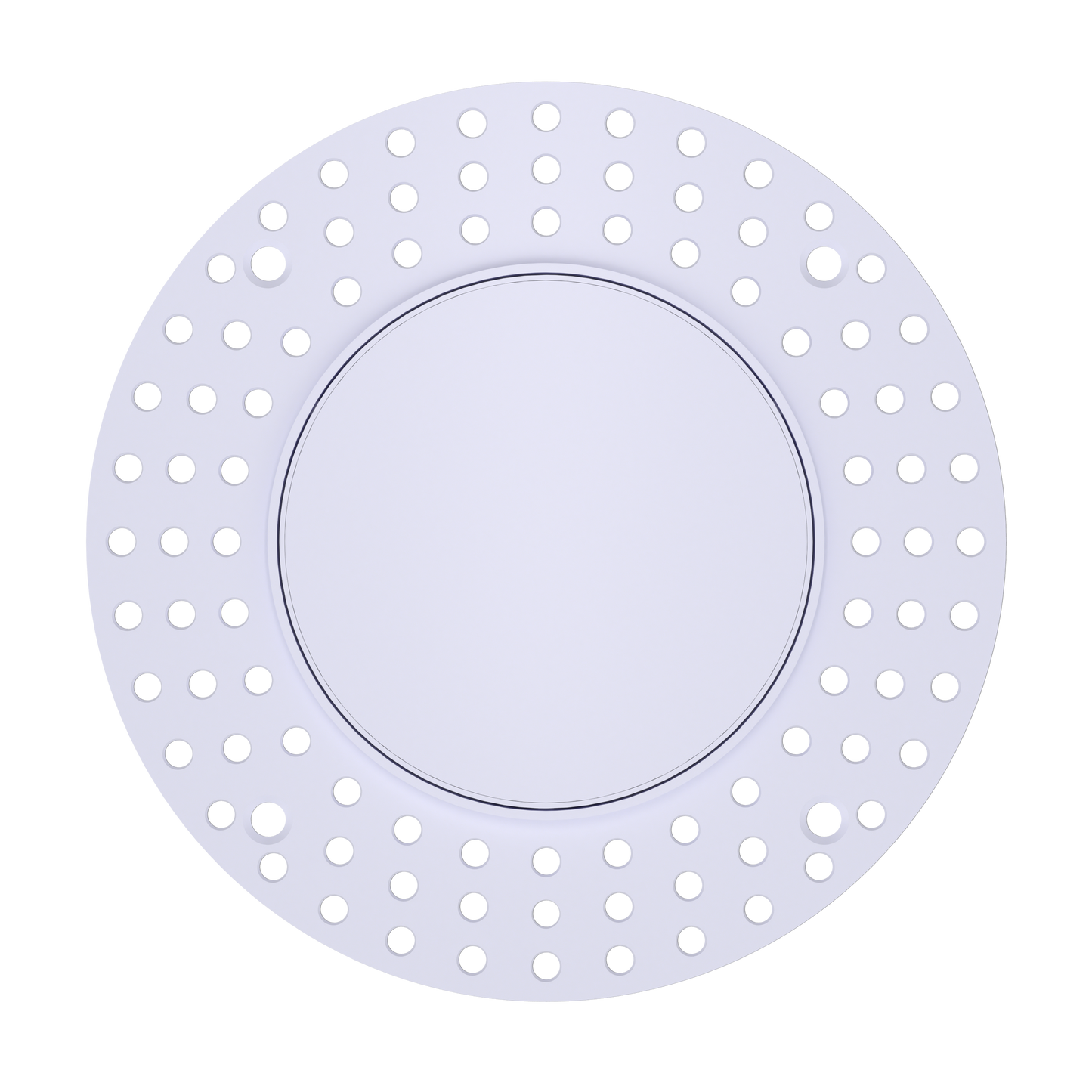 4″ Round Trimless Flushed