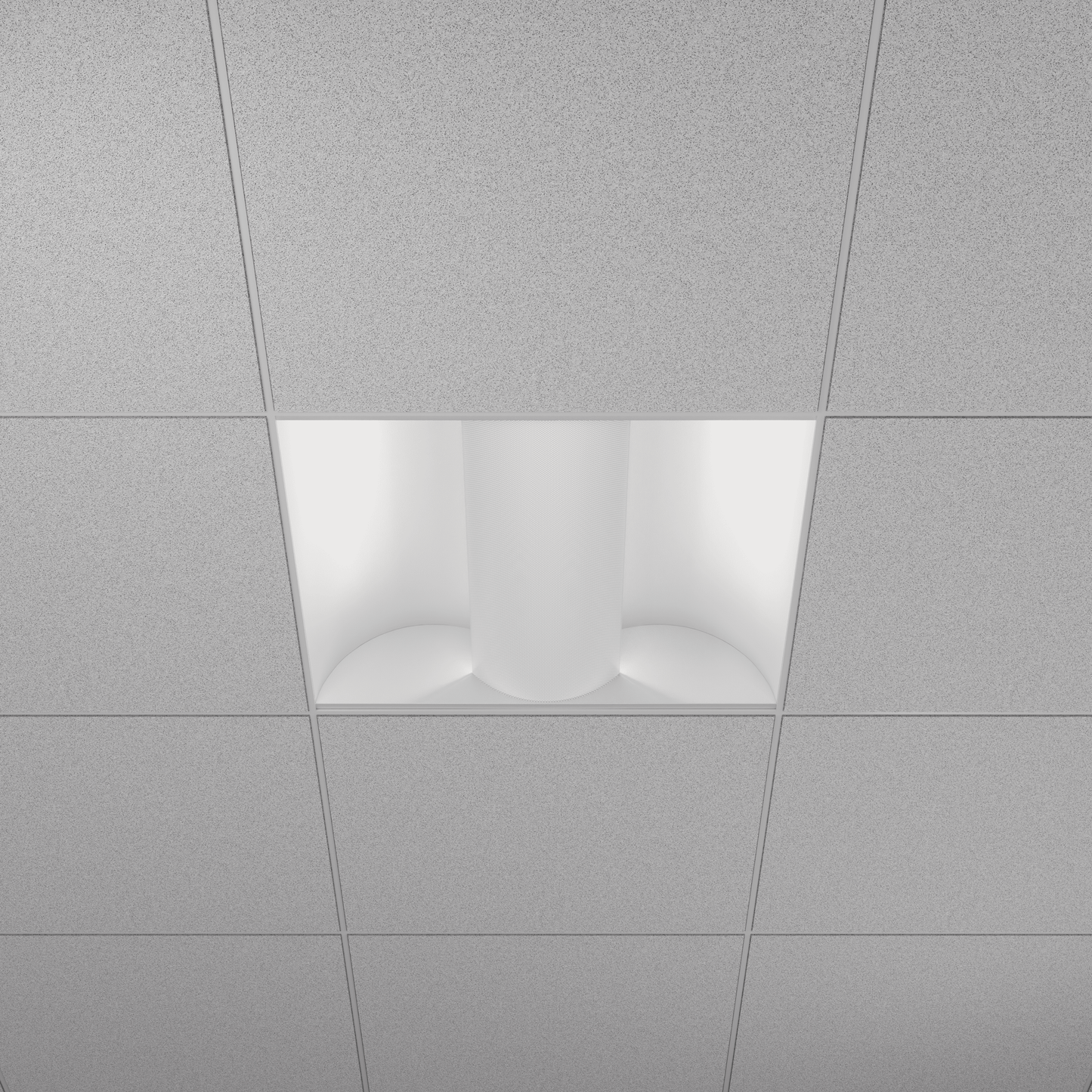 2X2 Indirect Center Net Basket Troffer