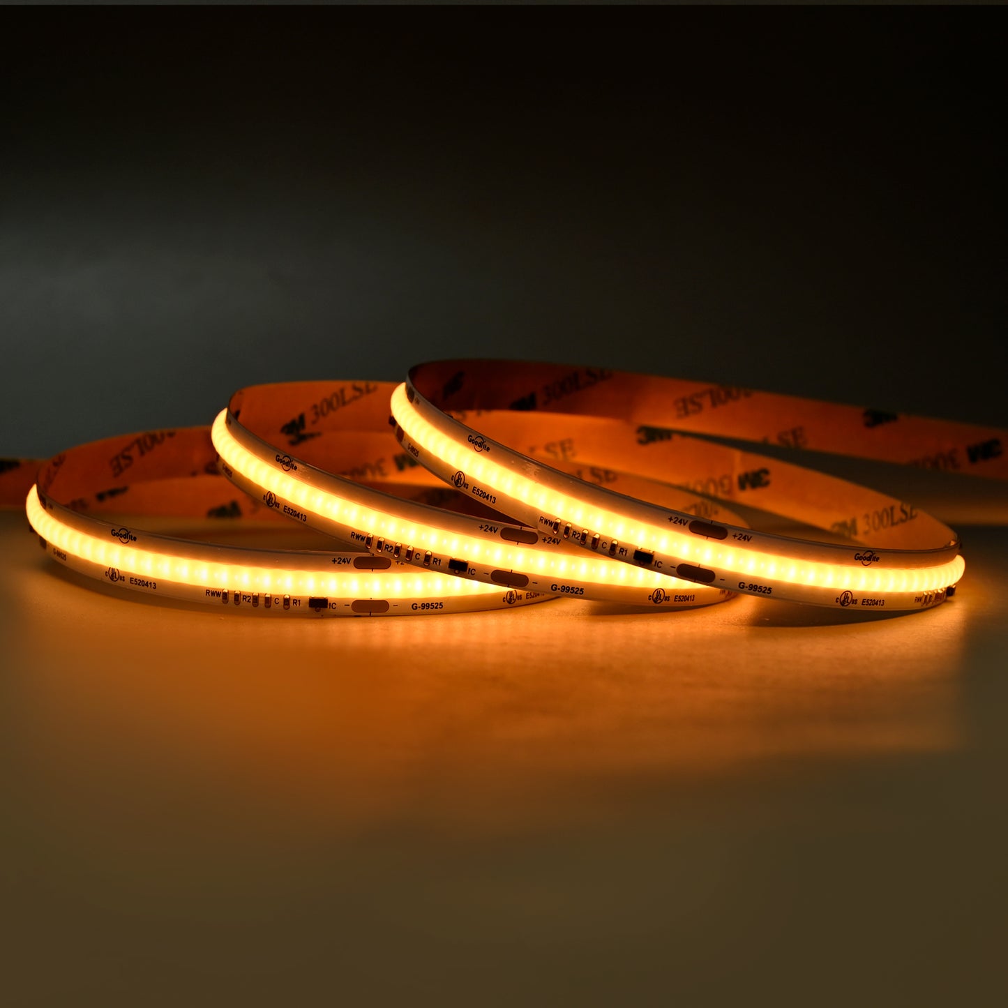 5.5W 24V COB Dim To Warm Tape Light