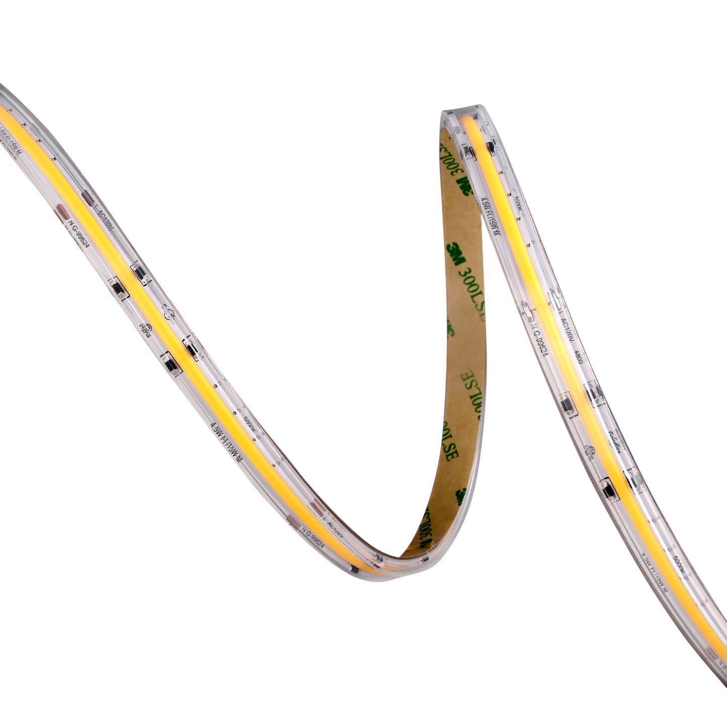 4.5W 120V Wet Rated COB Tape Light 5000K