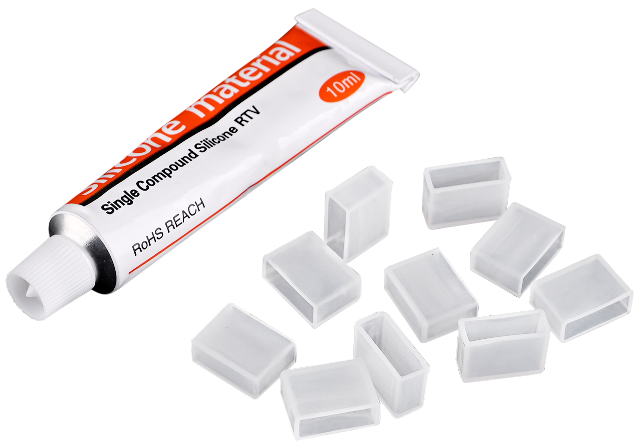 120V End Cap 10PK + Glue