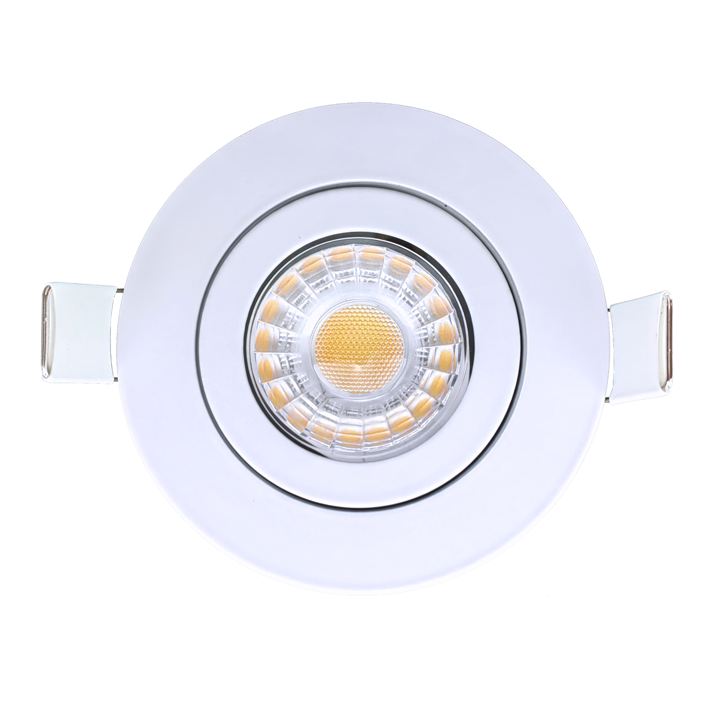3” Round Floating Gimbal White