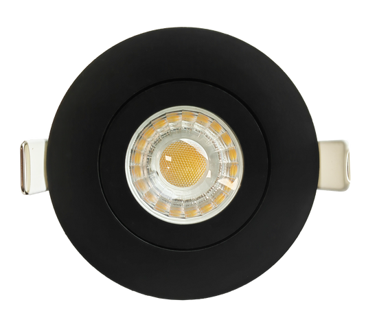 3” Round Floating Gimbal Black