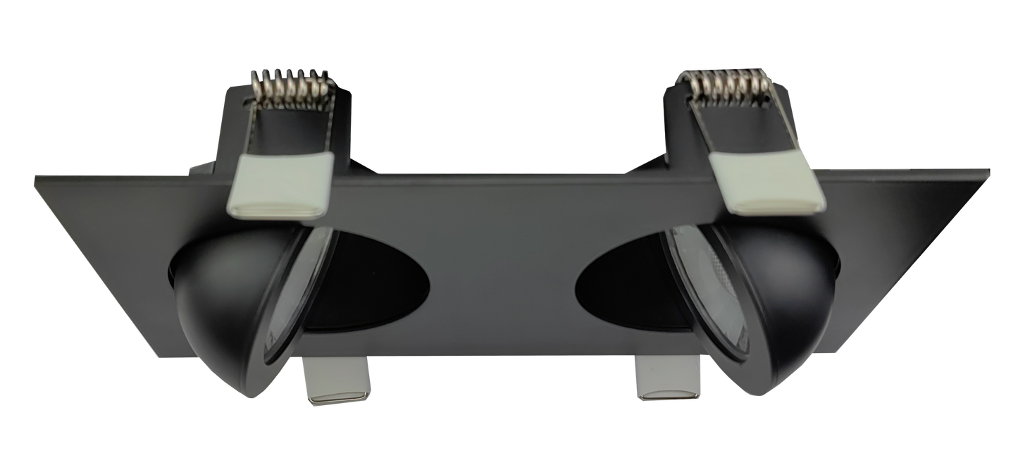 3" double head multiple floating gimbal White