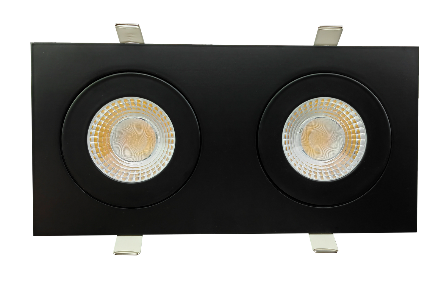 4" double head multiple floating gimbal White