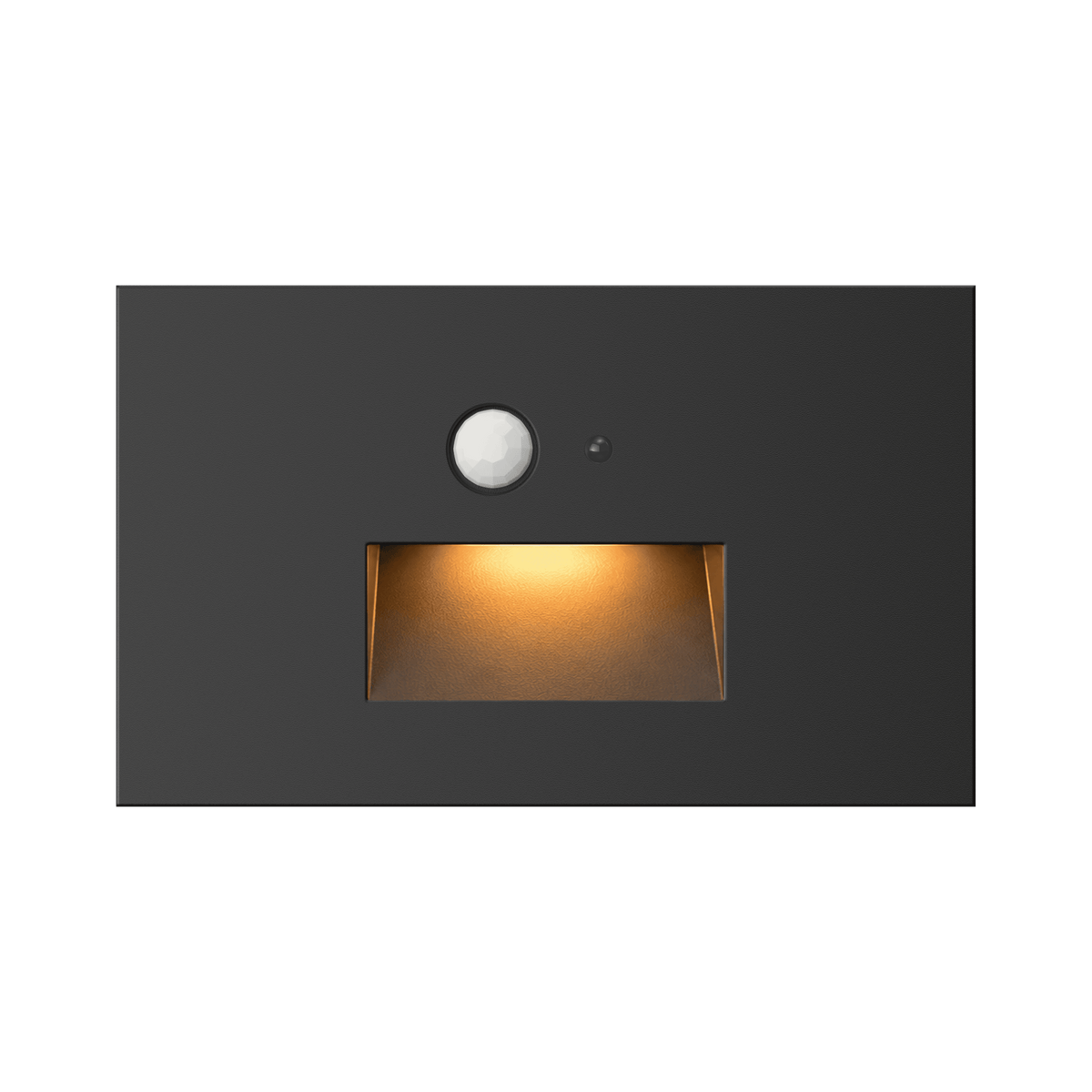 Horizontal Step Light Motion sensor + Photo cell (Black)