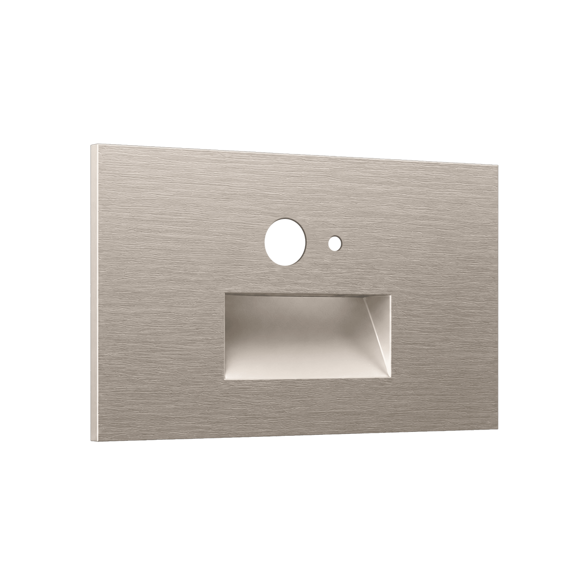 Horizontal Step light MS+PC Brushed Nickel Cover