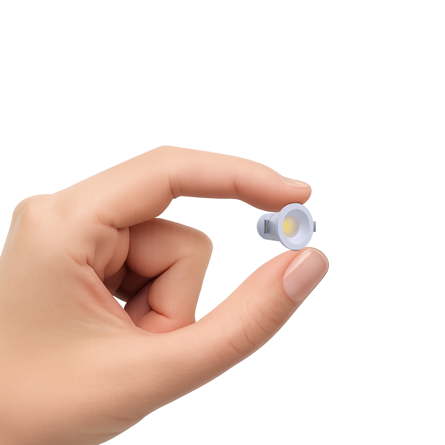 Mini White Puck Light 24V 27K