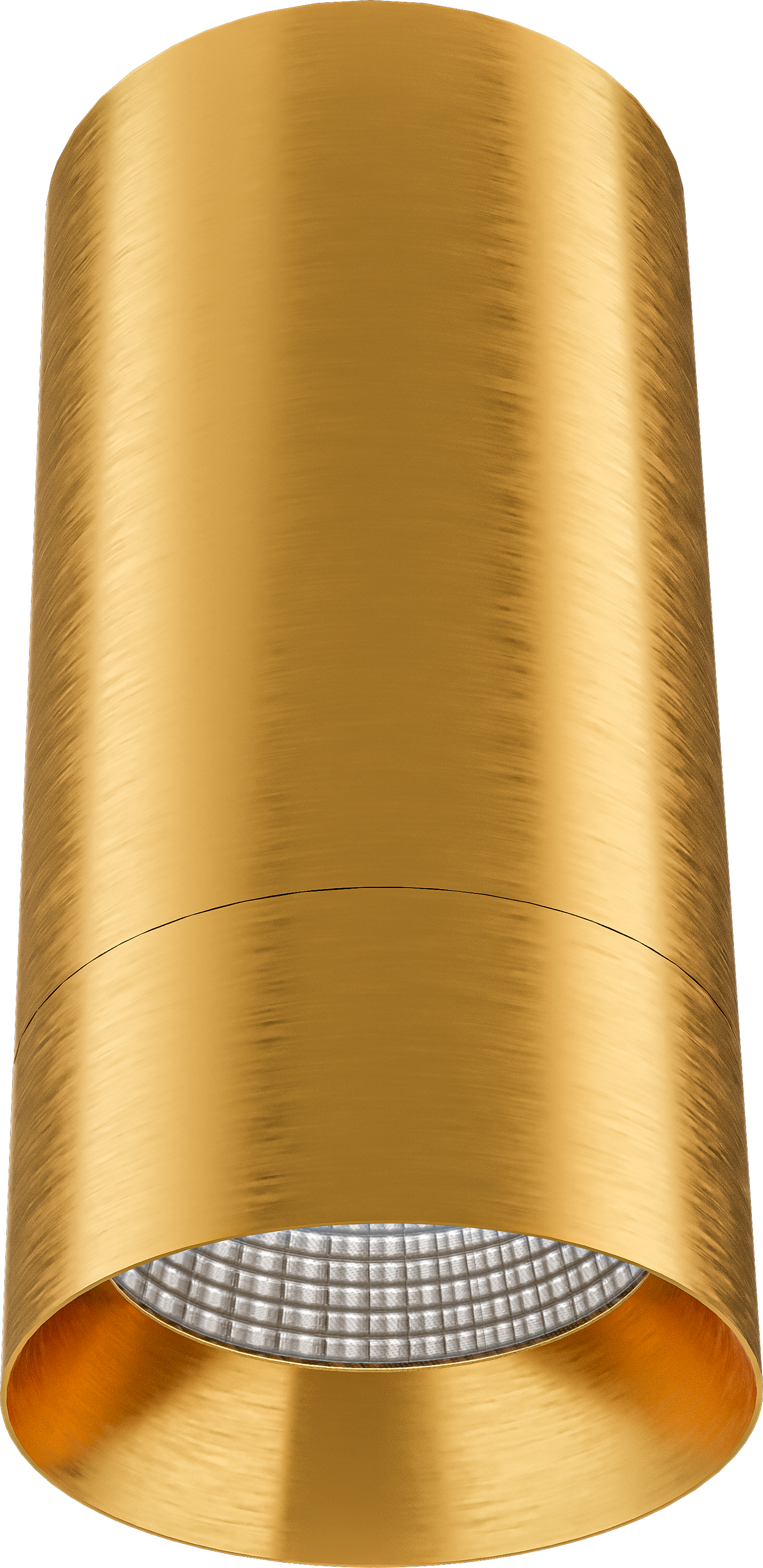 3 inch Round Universal Cylinder (Brushed Brass)