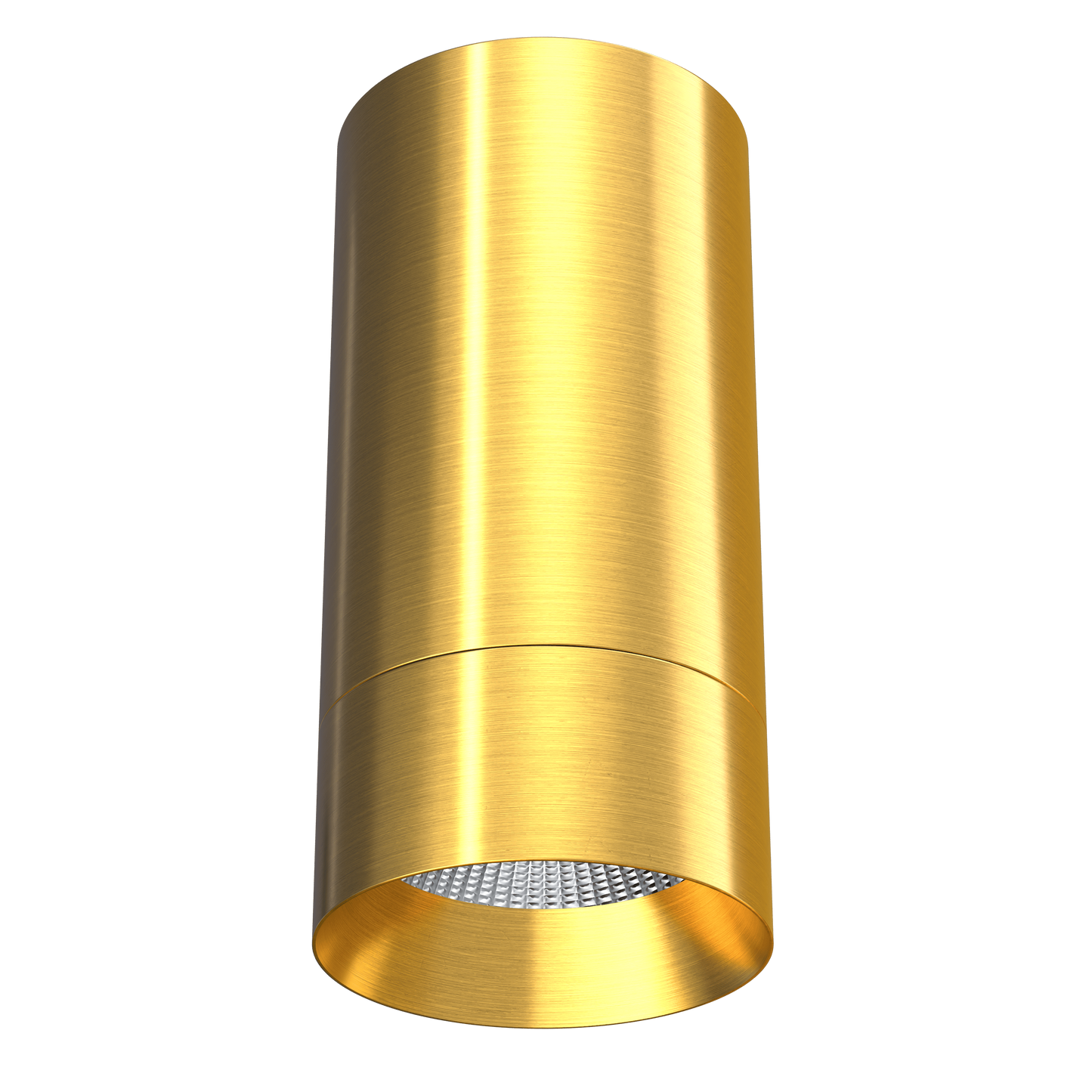 3 inch Round Universal Cylinder (Brushed Brass)