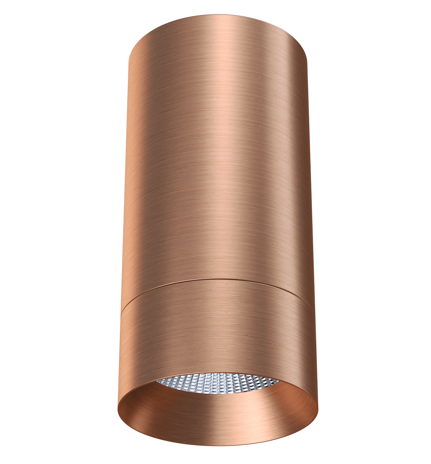 3 inch Round Universal Cylinder (Brushed Copper)