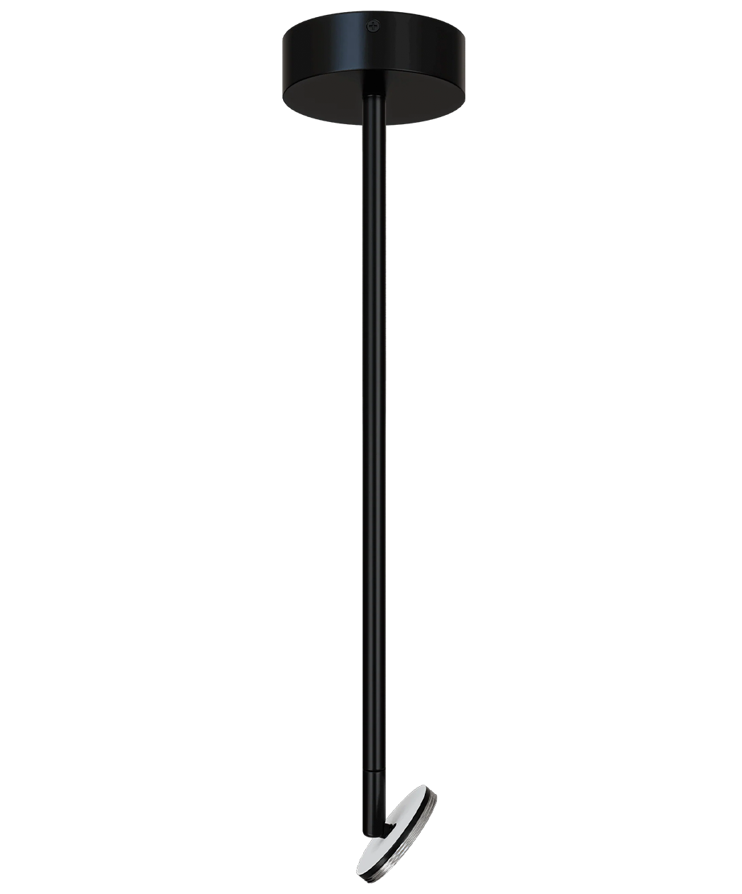 3 Inch Surface Mount Adjustable Stem Pendant (Black)