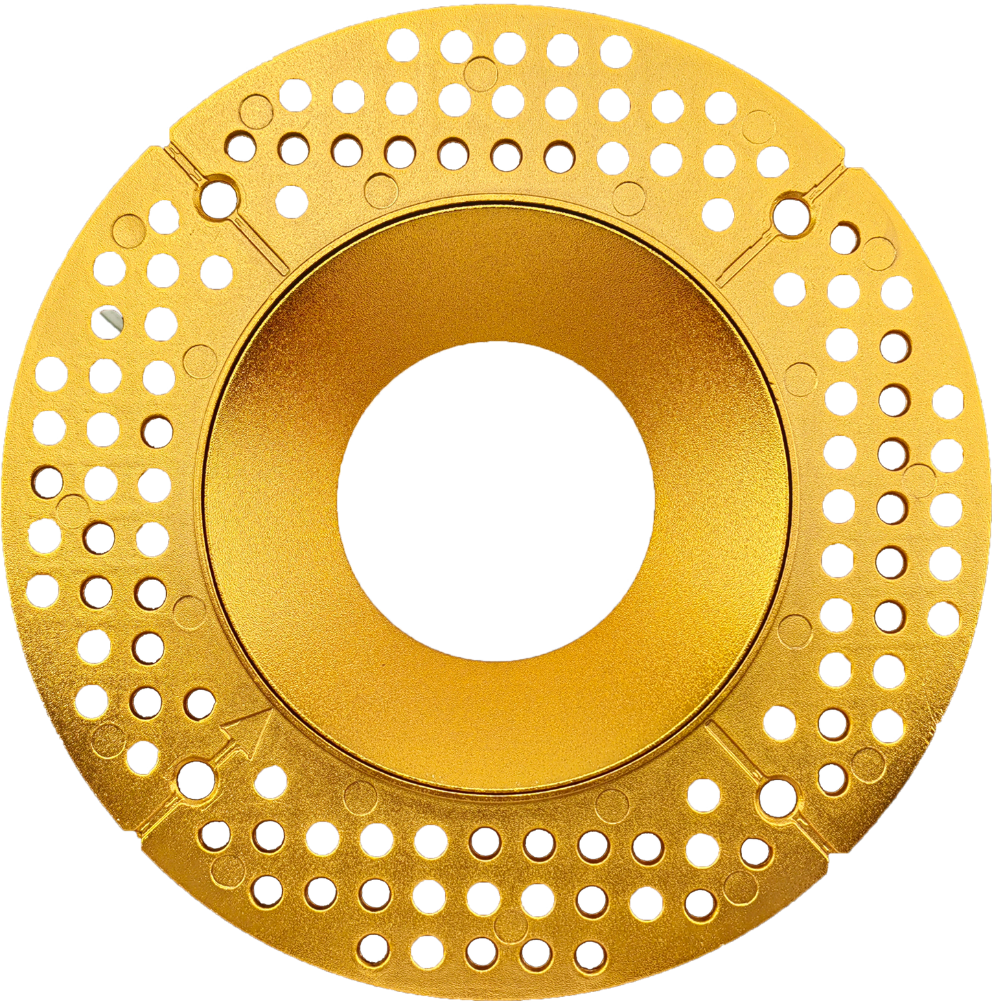 4 Inch Brass Round Trimless Kit