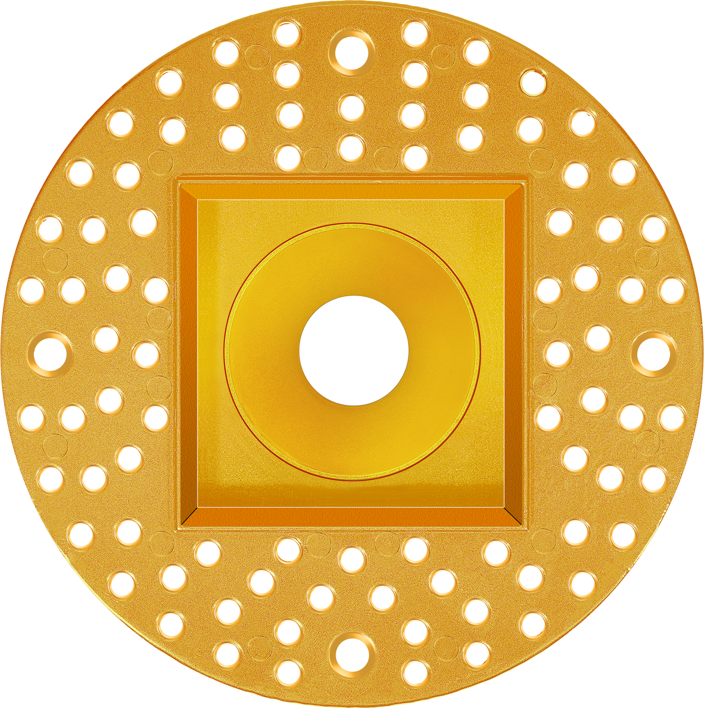 1 Inch Brushed Brass Square Trimless Kit