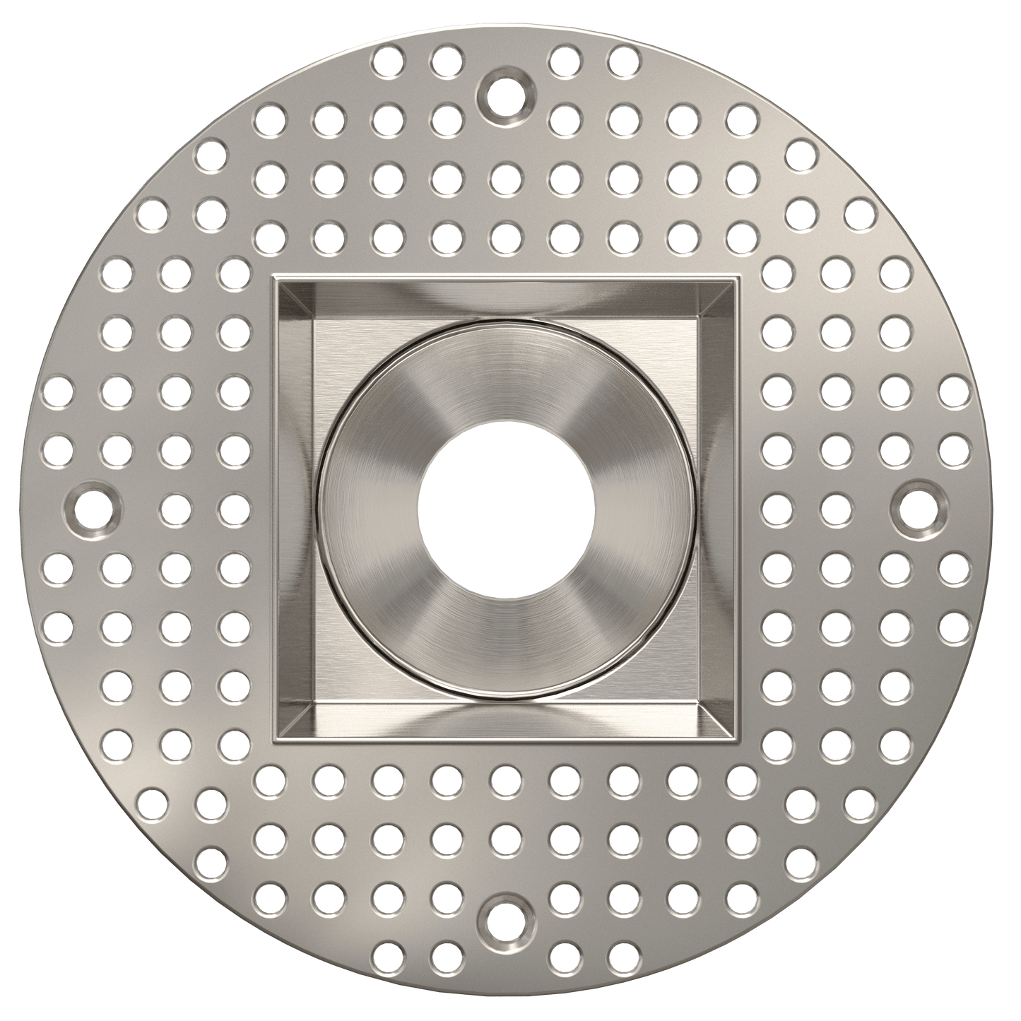 2 Inch Nickel Square Trimless