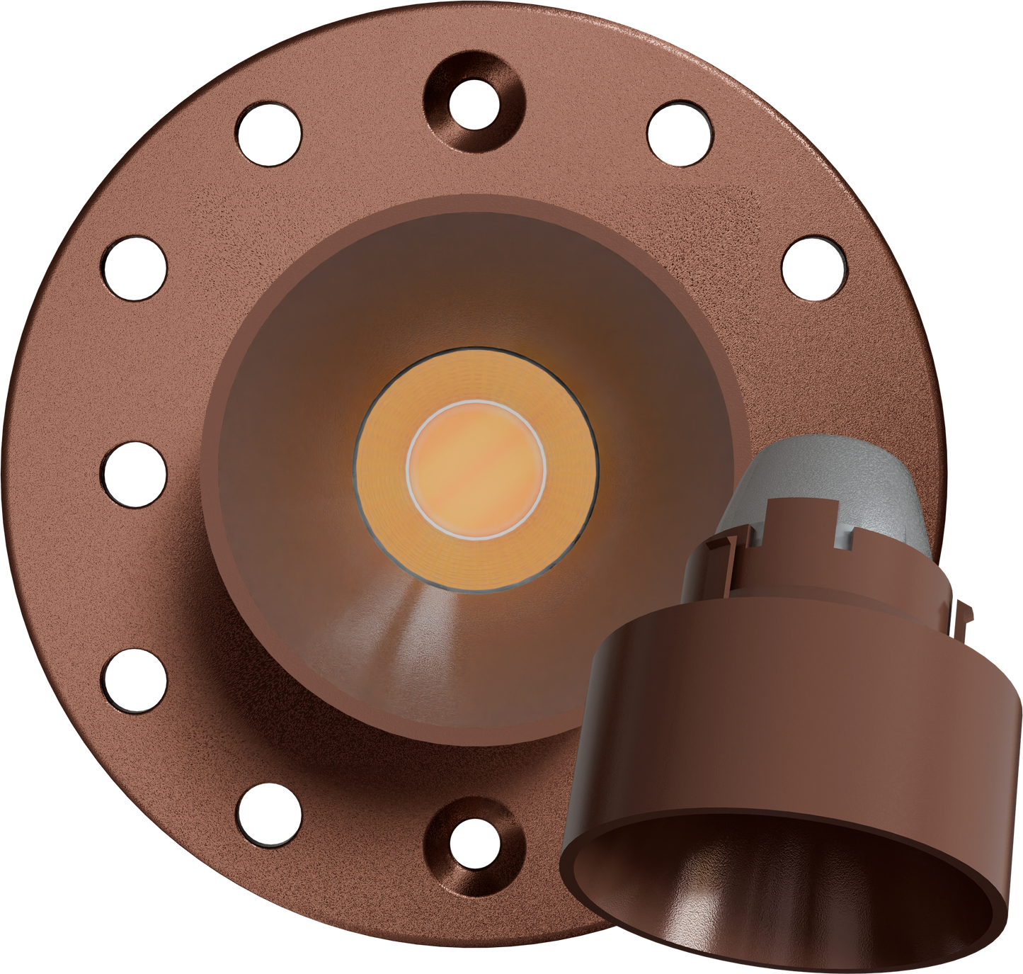 1 Inch Bronze Round Drop Trim Kit