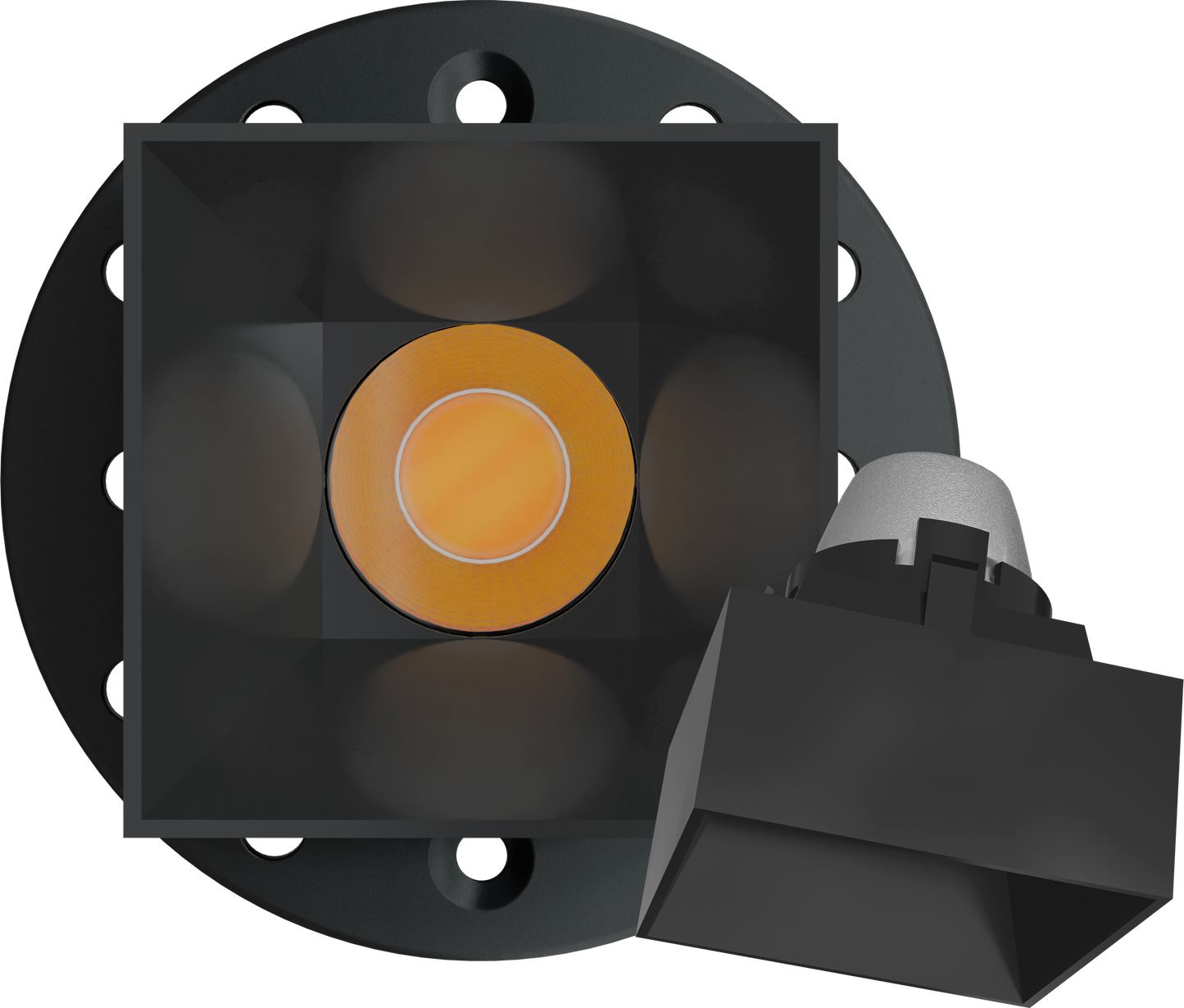 1 Inch Black Square Drop Trim Kit