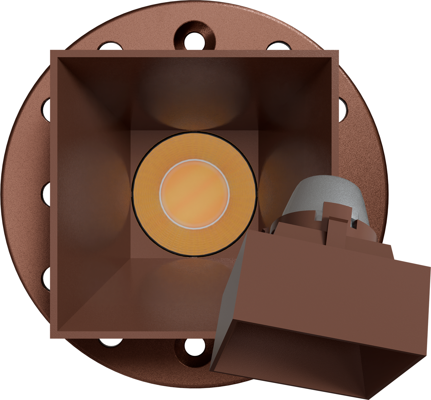 1 Inch Bronze Square Drop Trim Kit