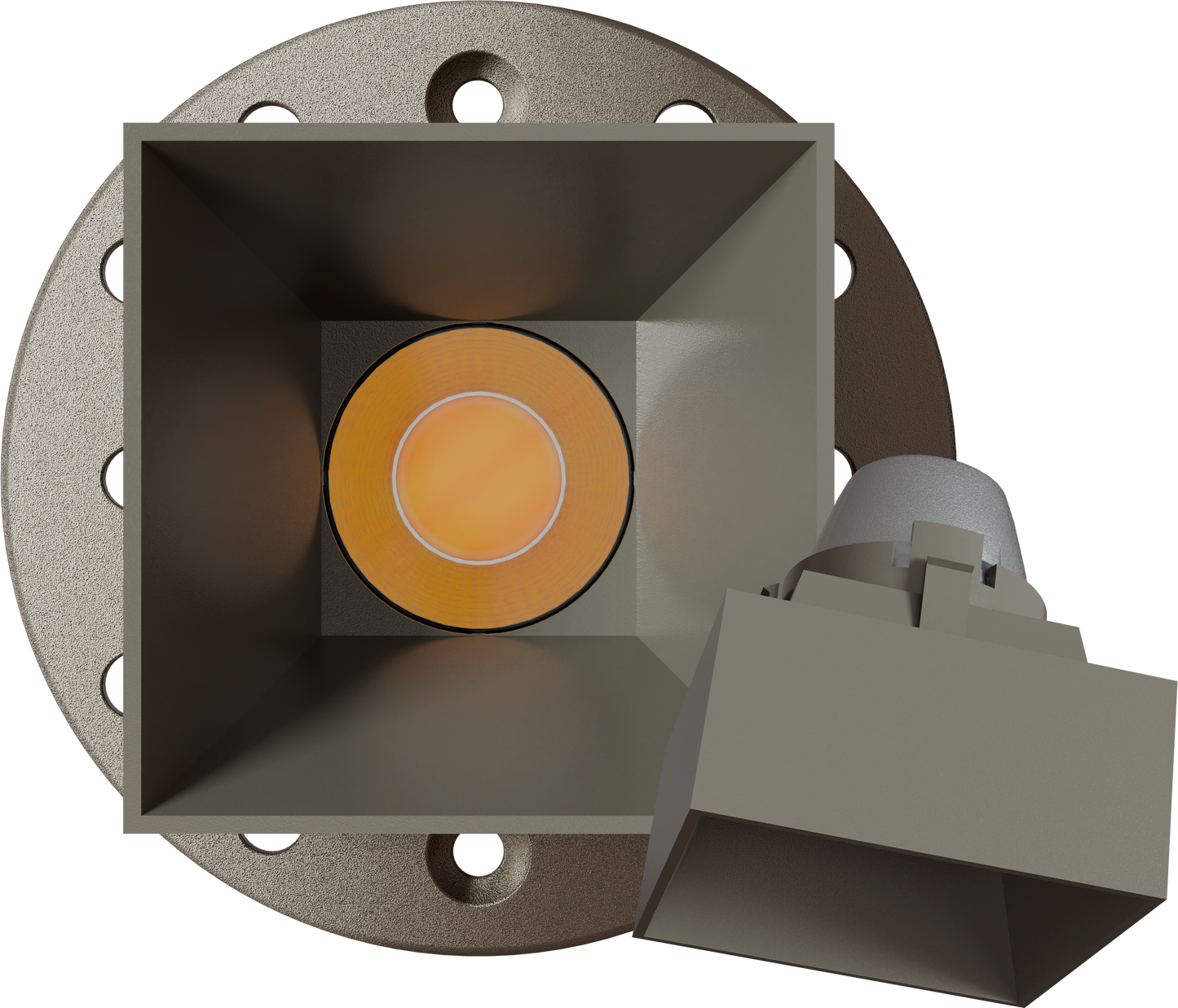 1 Inch Nickel Square Drop Trim Kit