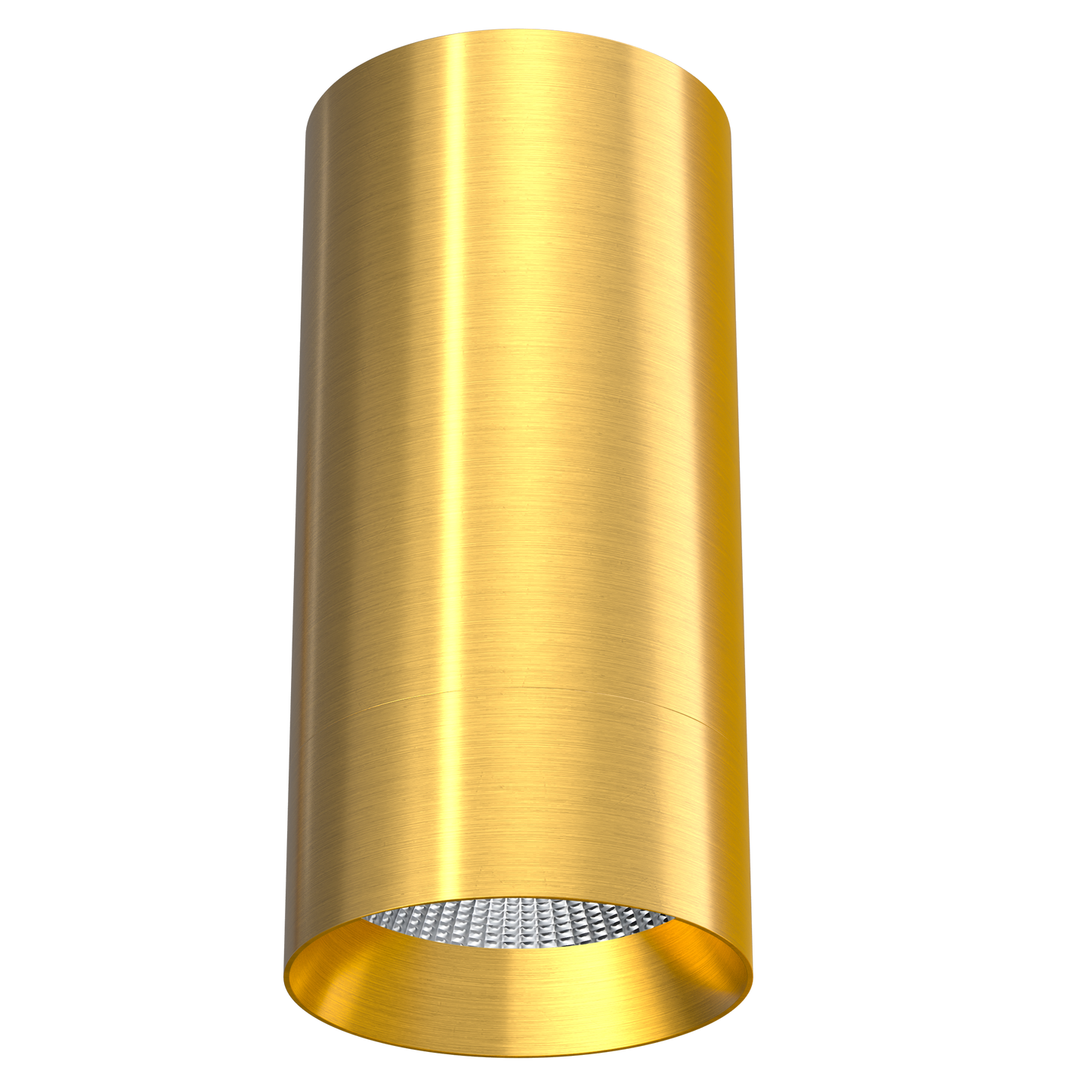 2.5 inch Round Universal Cylinder (Brushed Brass)