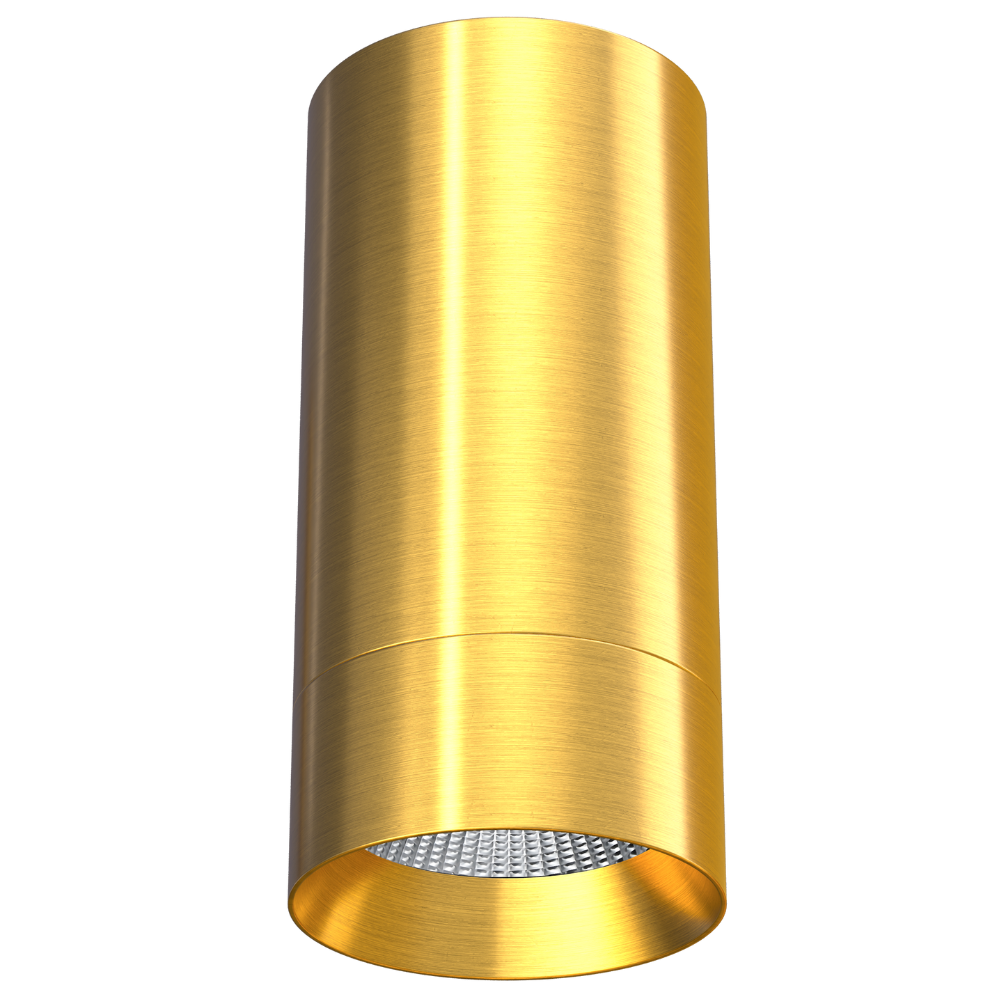 2.5 inch Round Universal Cylinder (Brushed Brass)