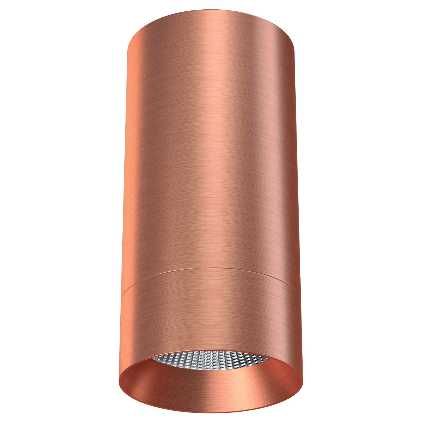 2.5 inch Round Universal Cylinder (Brushed Copper)