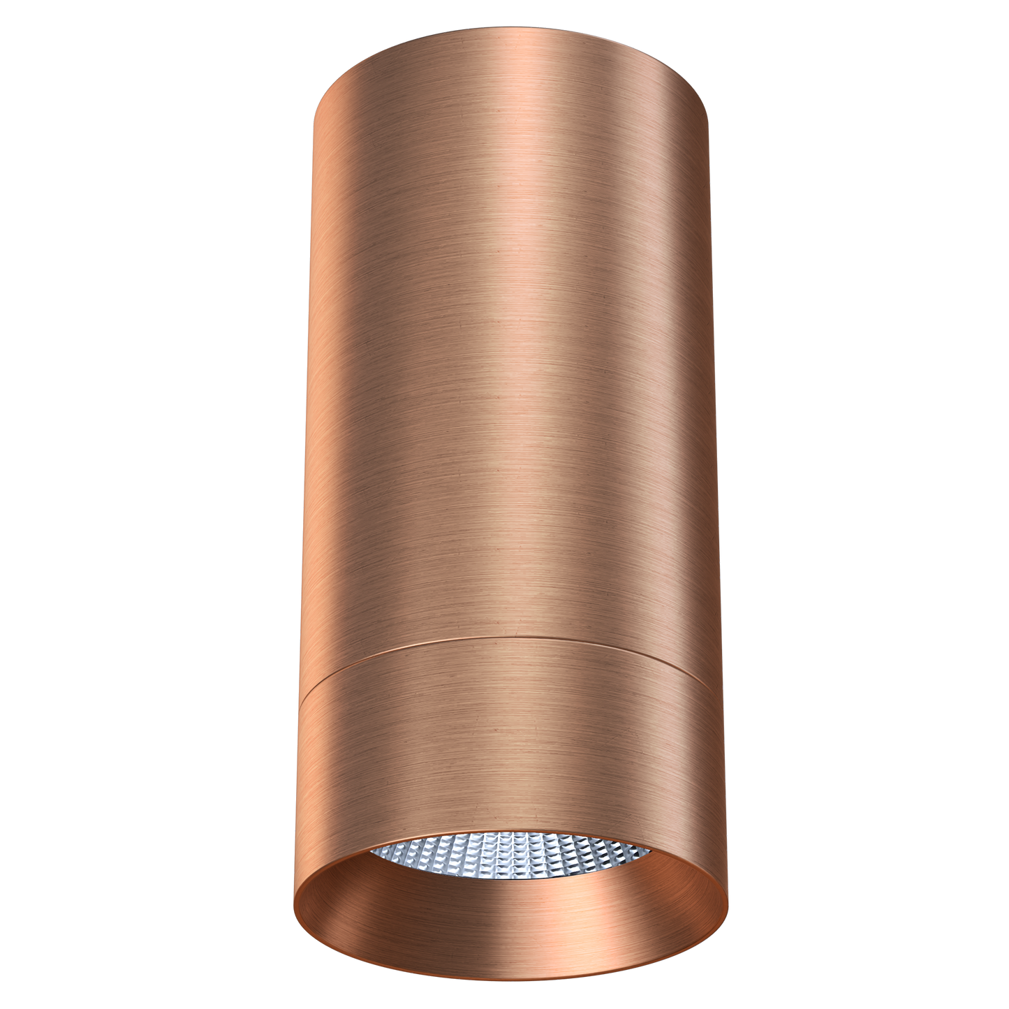 2.5 inch Round Universal Cylinder (Brushed Copper)