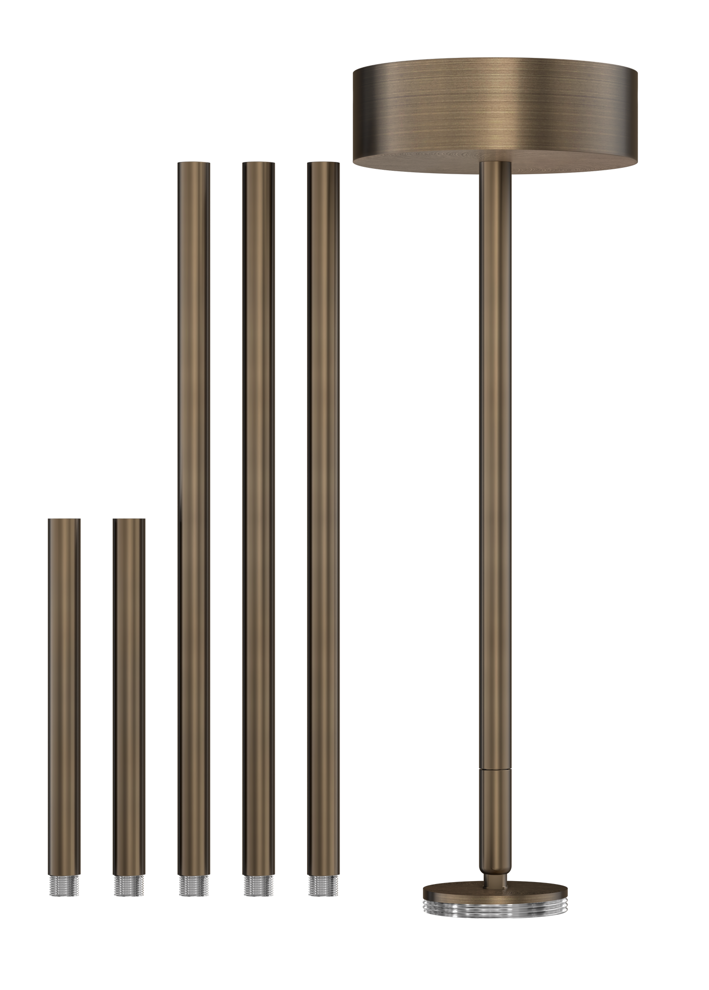 2.5 Inch Surface Mount Adjustable Stem Pendant (Oil Rubbed Bronze)