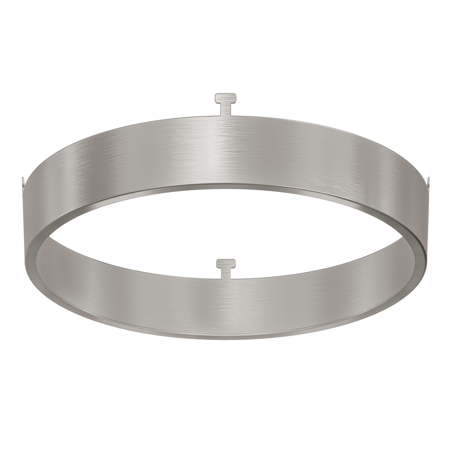 5" Round Brushed Nickel Surface Mount Cover