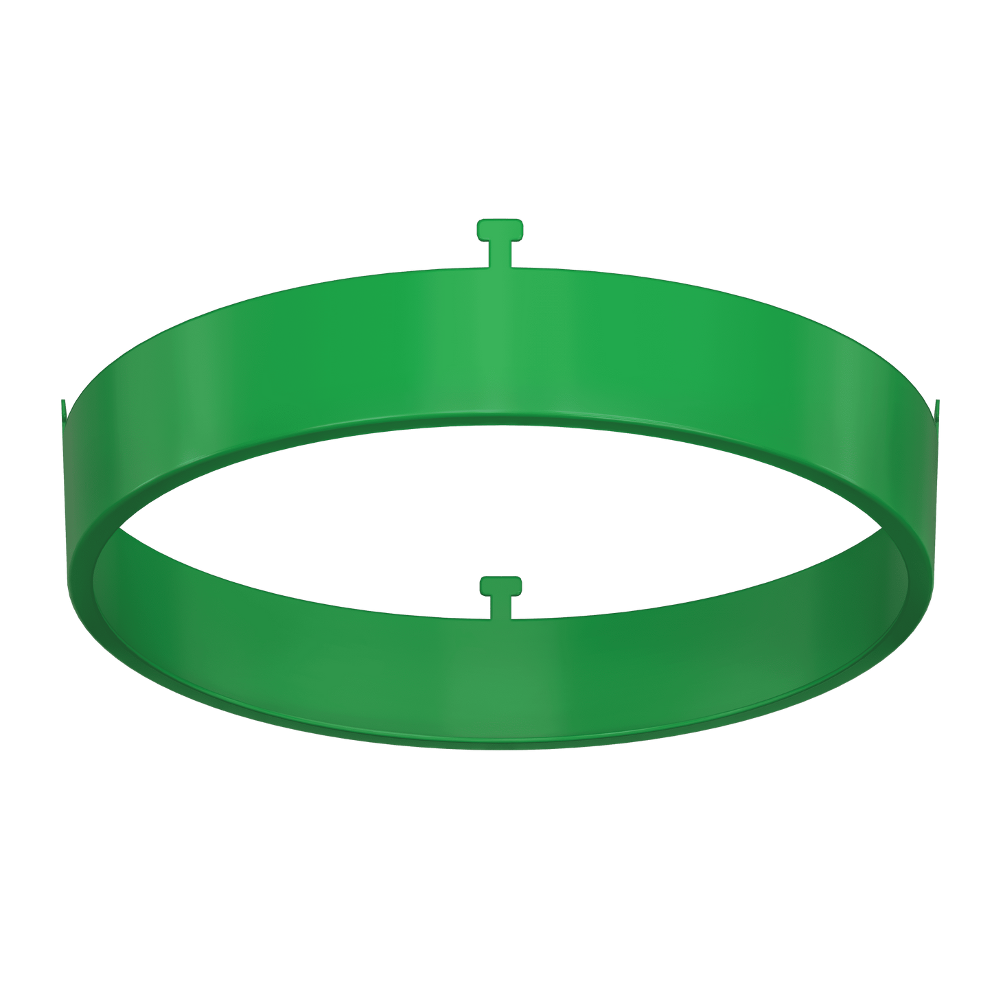 5" Round Green Surface Mount Cover