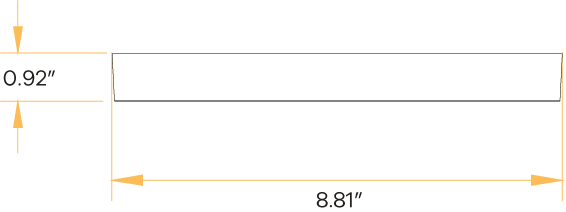 9" Edgeless Round Surface Mount G2