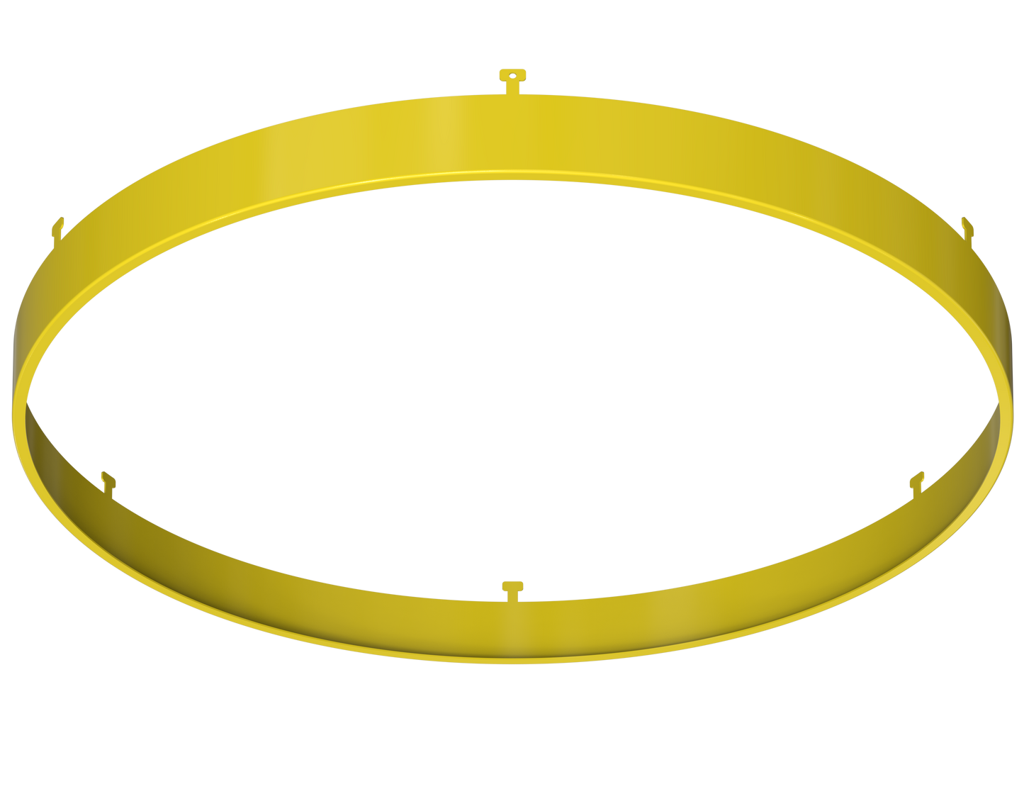 12" Round Yellow Surface Mount Cover