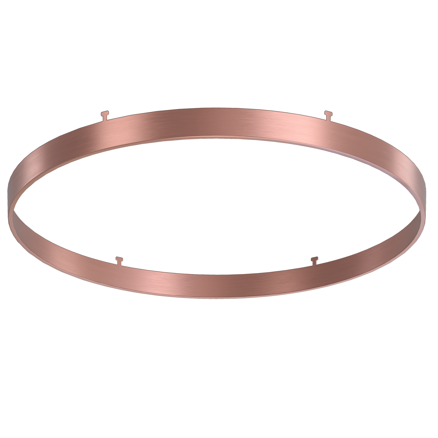 14" Round Brushed Copper Surface Mount Cover
