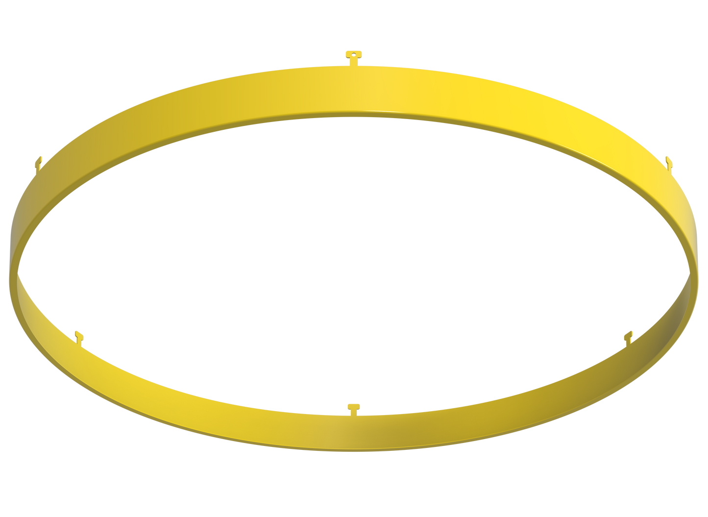 14" Round Yellow Surface Mount Cover