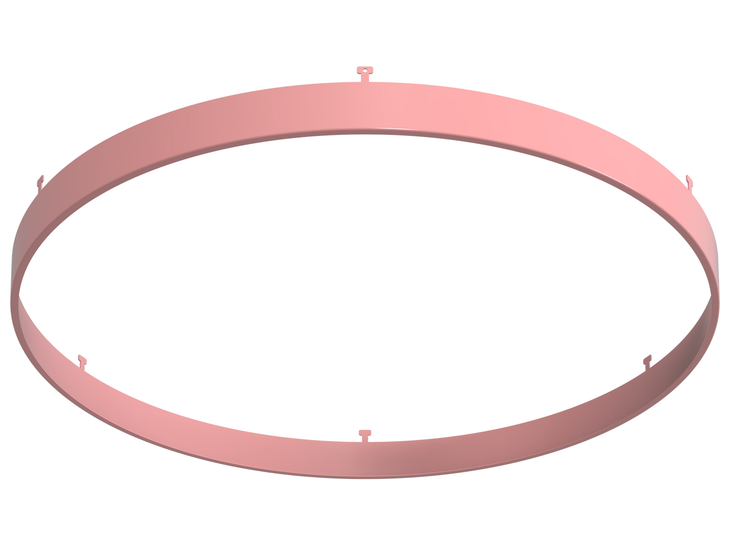 14" Round Rose Blush Surface Mount Cover