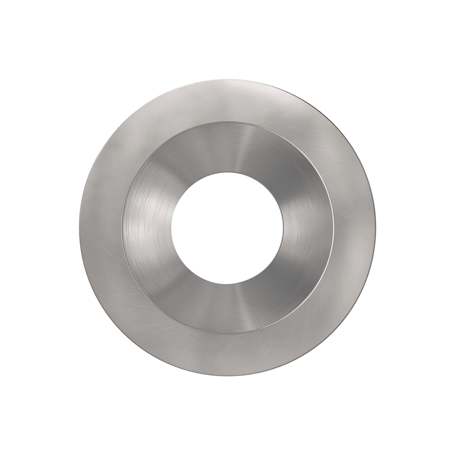 Mini Brushed Nickel Round Trim