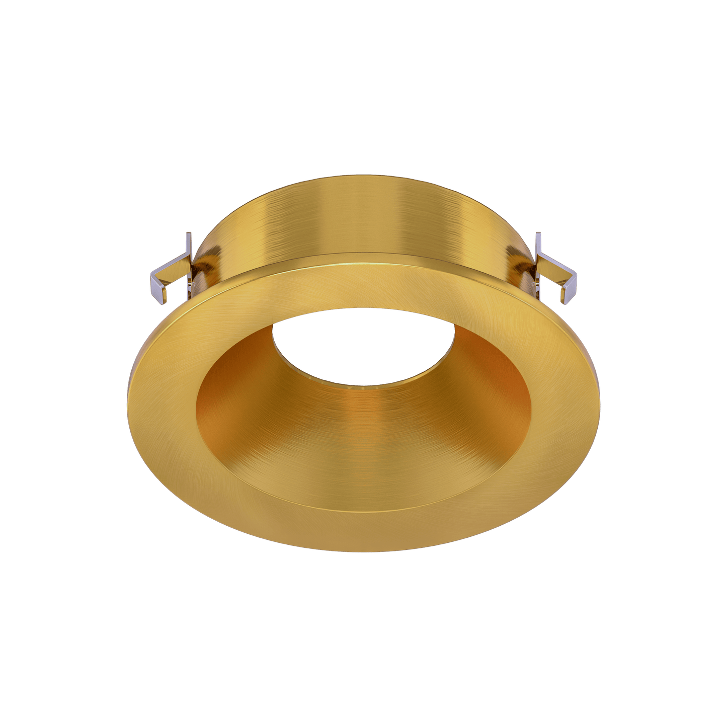 Mini Brushed Brass Round Trim