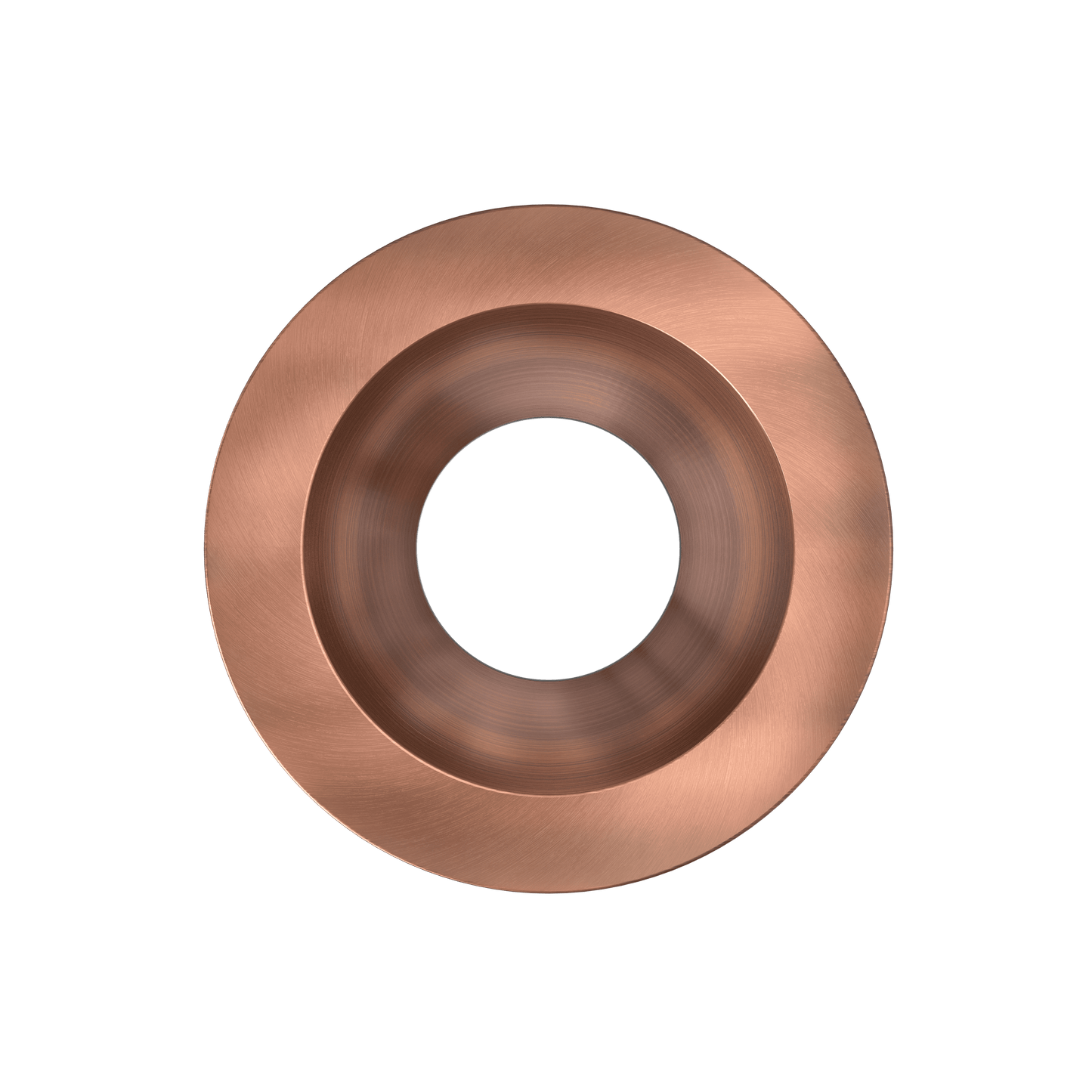 Mini Brushed Copper Round Trim