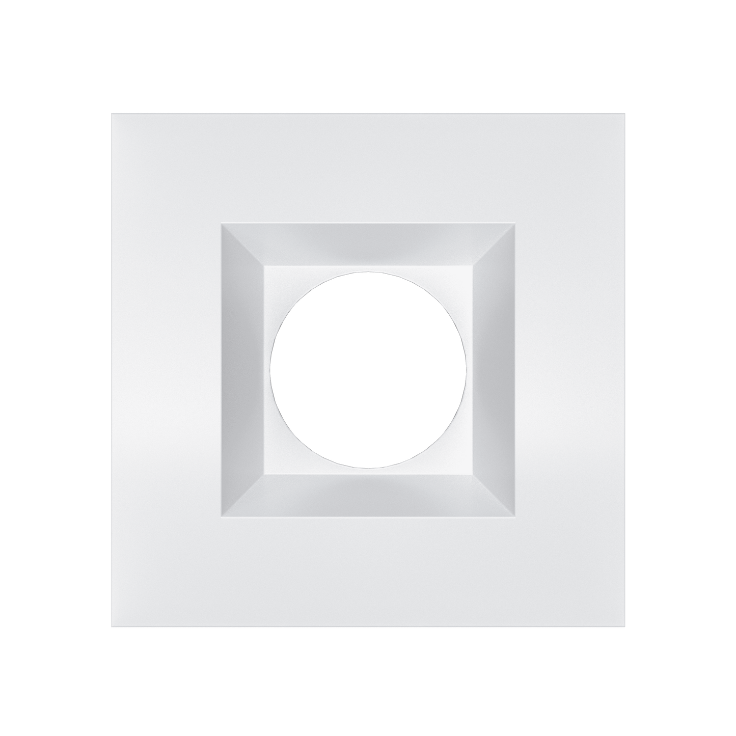 Mini White Square Trim
