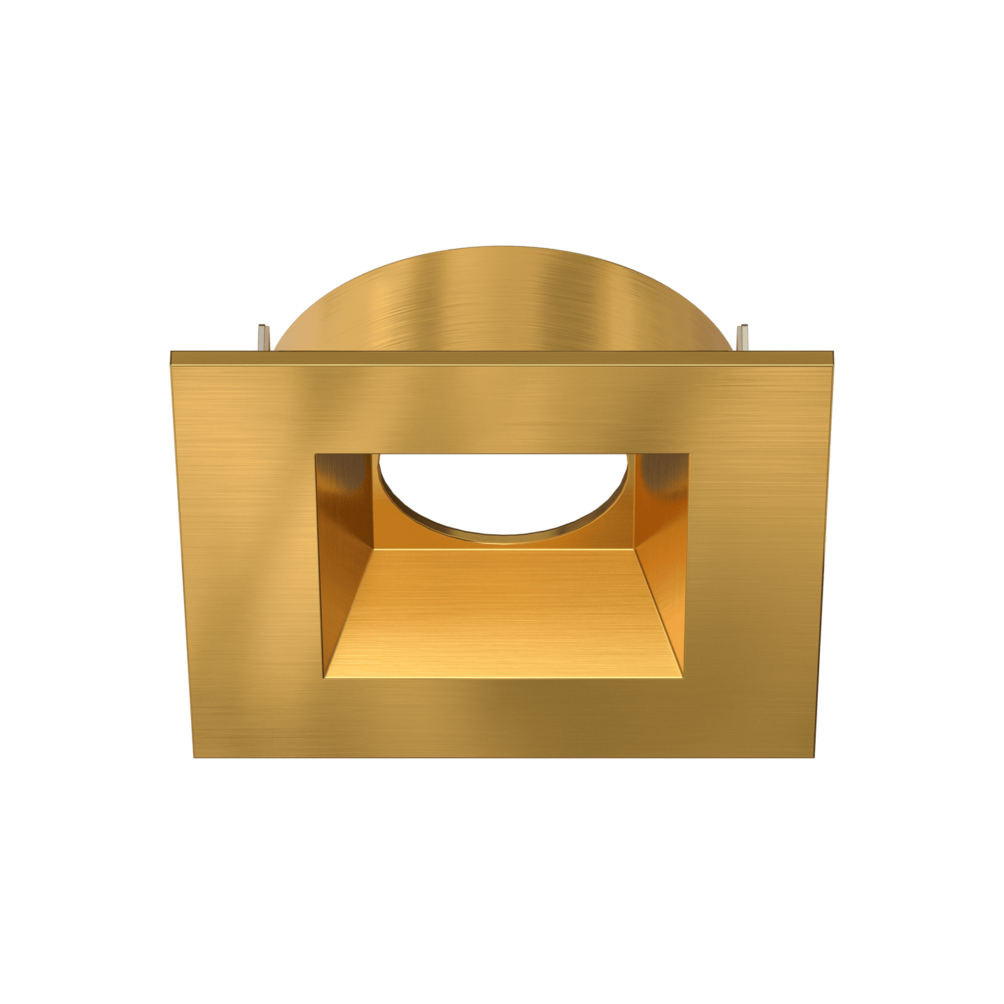 Mini Brushed Brass Square Trim
