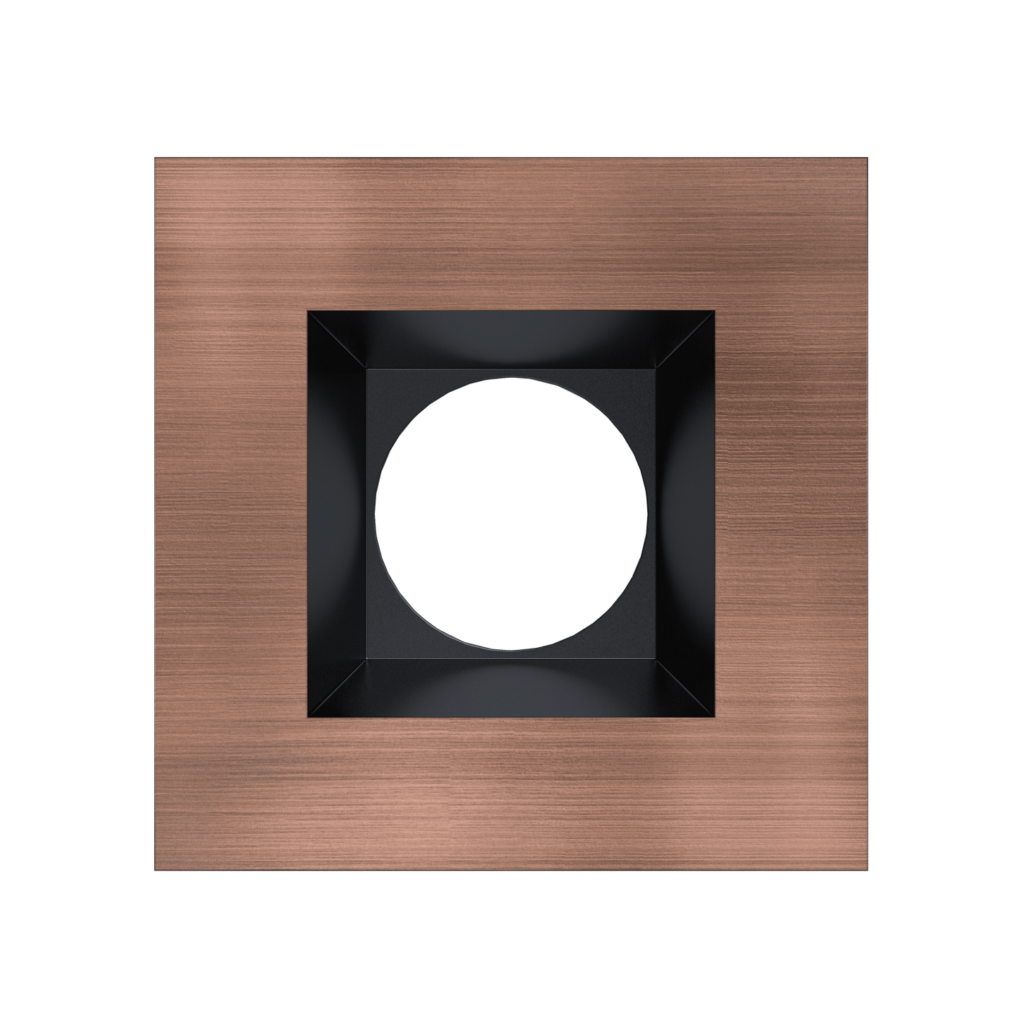 Mini Brushed Copper Square Trim