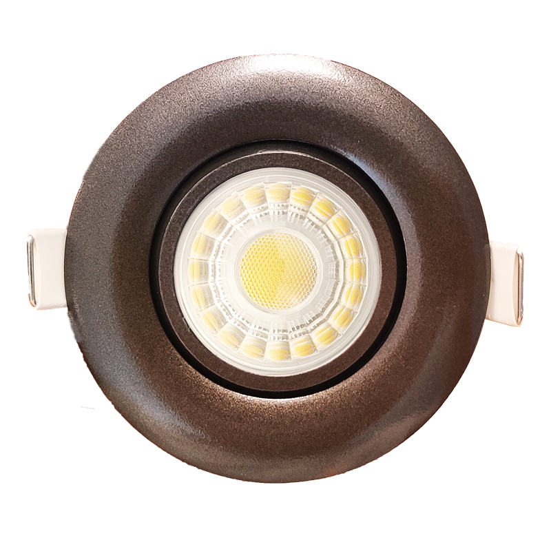 3" Round Flushed Gimbal (Bronze)